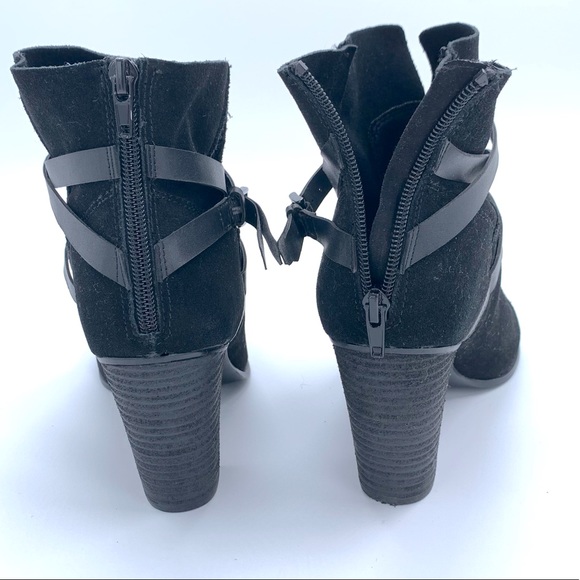 Black Suede Carlos Santana Boots - Picture 4 of 8